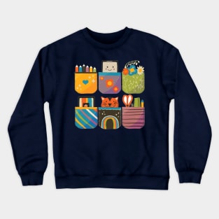 Cute Pockets Crewneck Sweatshirt